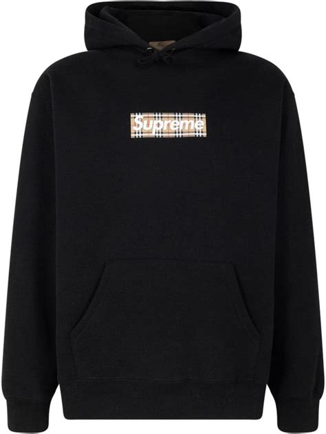 supreme burberry prezzo|burberry supreme hoodie.